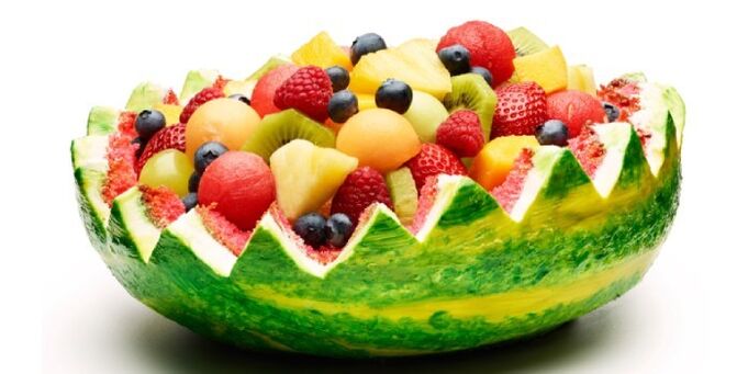 bær og frukt for vekttap