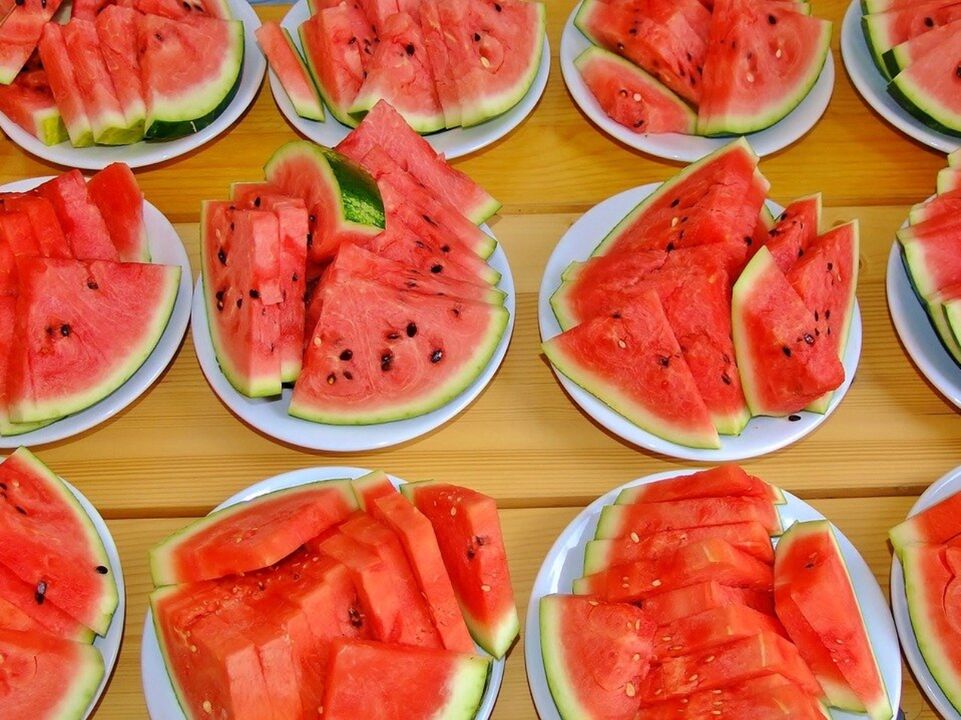 hvor mye vannmelon du skal bruke for vekttap