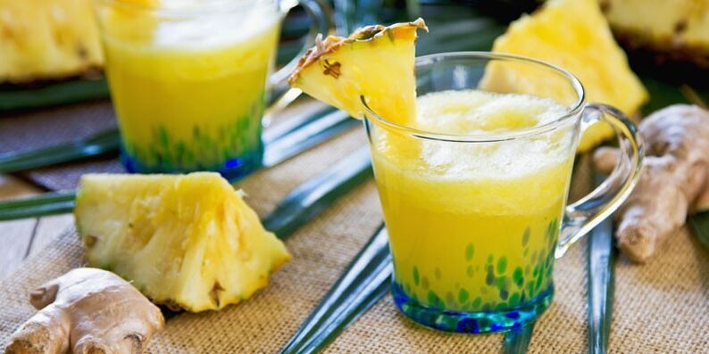 ananas smoothie for vekttap